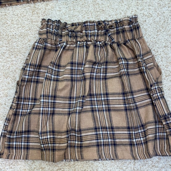 Two Piece Plaid Set - Picture 2 of 7